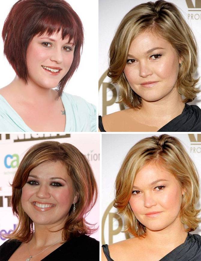 Короткие стрижки на круглое лицо и короткие волосы