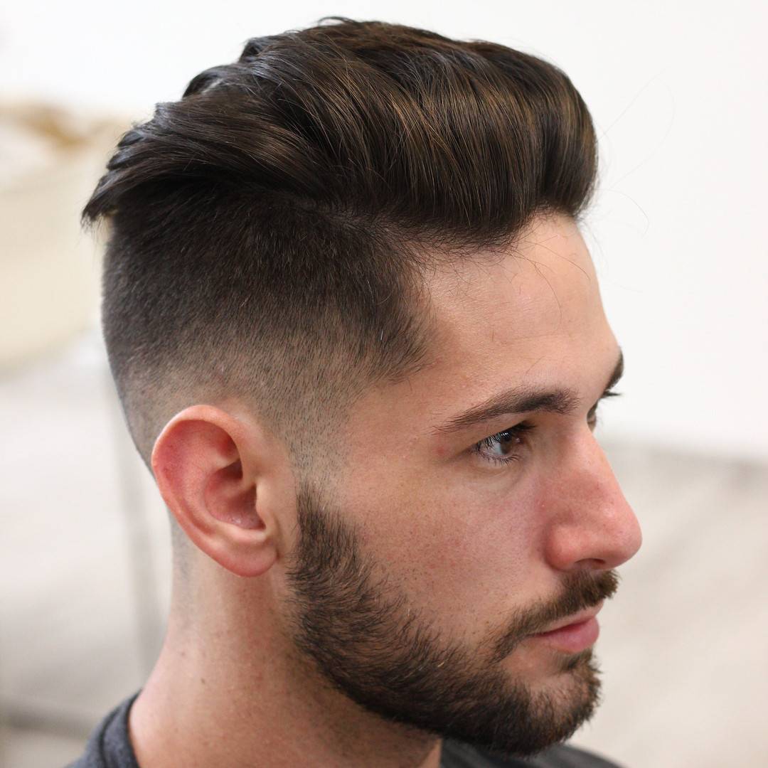 Модная мужская стрижка андеркат (undercut) фото