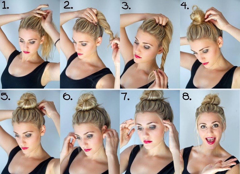 Объемные прически на средние волосы - как сделать своими руками