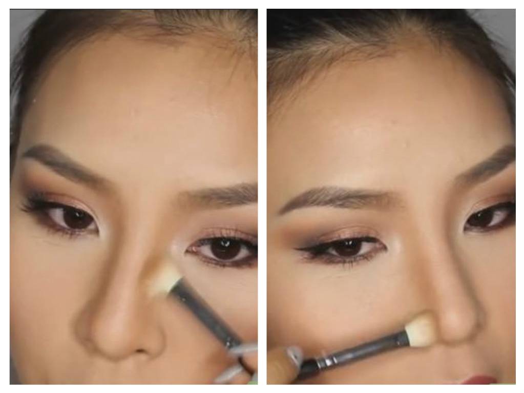 Коррекция носа с помощью макияжа. коррекция формы носа с помощью макияжа – инструкция