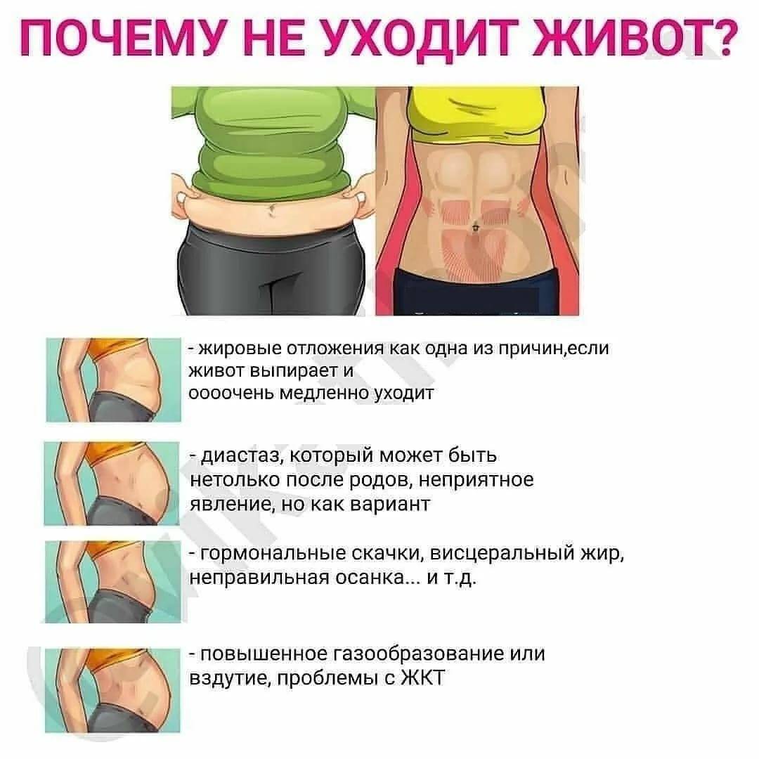 Пошаговая инструкция - убираем живот и бока за кратчайший срок