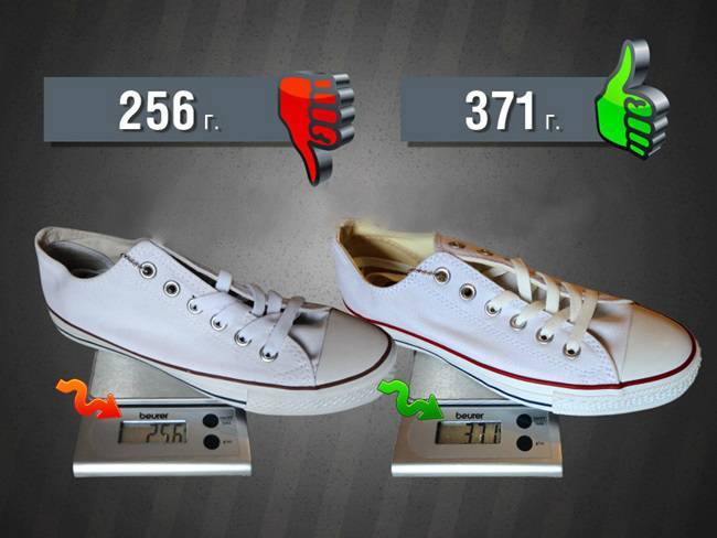 Кеды "Конверс": как отличить оригинал от подделки