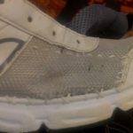 Как зашить сетку на кроссовках