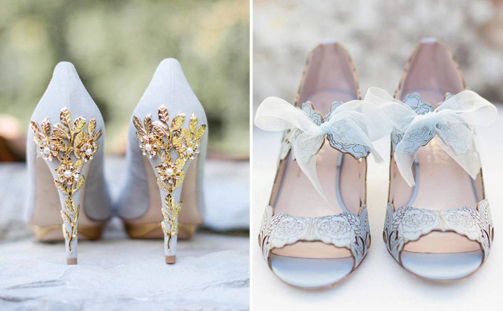 свадебные туфли