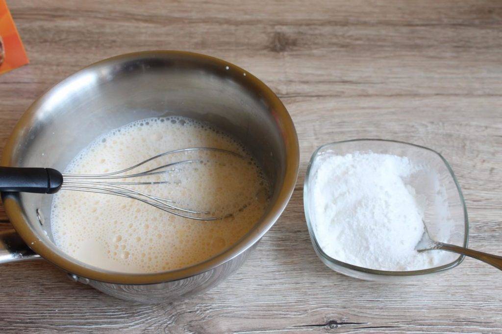 Молоко и крахмал