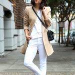 С чем носить белые женские кеды