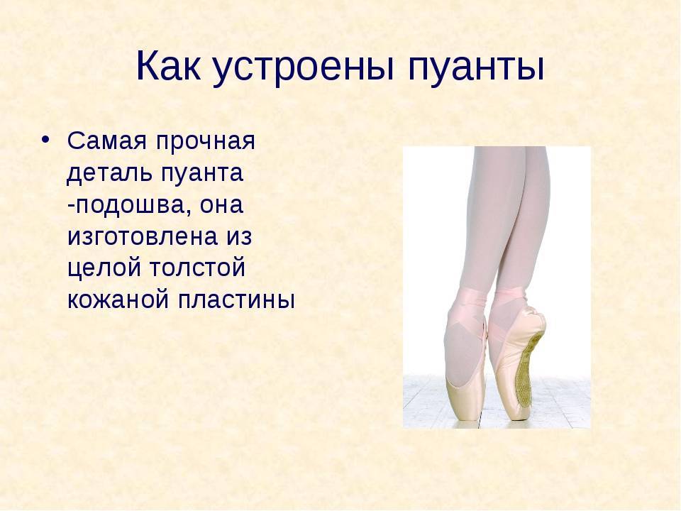 Как устроены пуанты