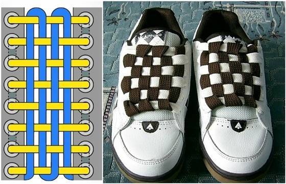 шнуровка кед шахматка
