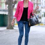 С чем носить розовые кроссовки