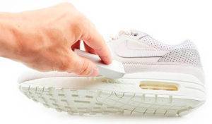 Как отбелить подошву на кедах