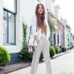 Женские брюки с кедами