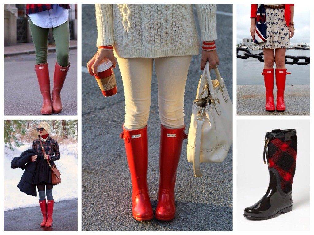с чем носить резиновые сапоги