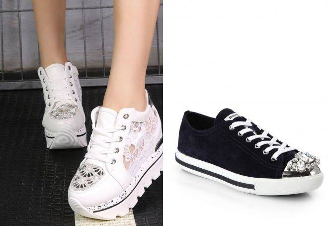 Кроссовки на платформе