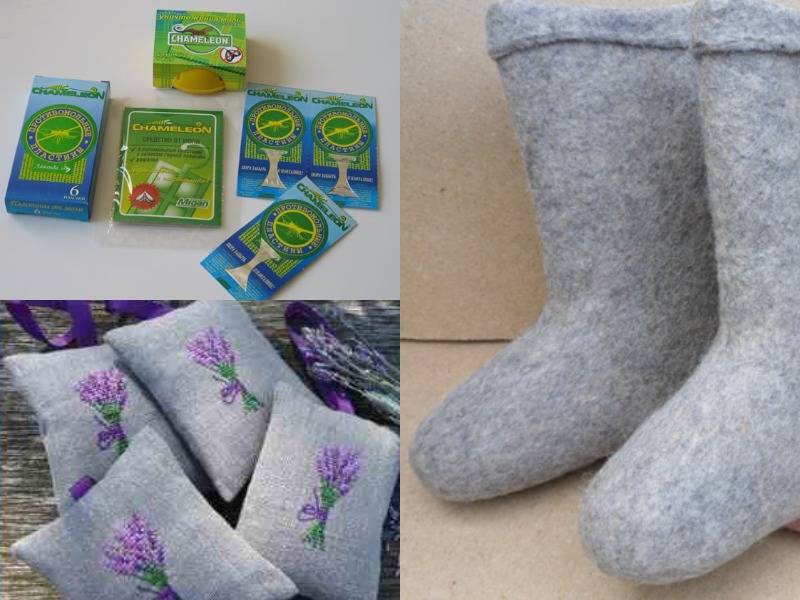 Как хранить валенки летом от моли