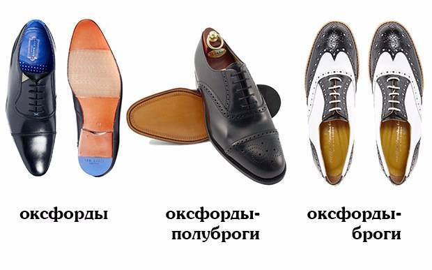 Броги и оксфорды: разница