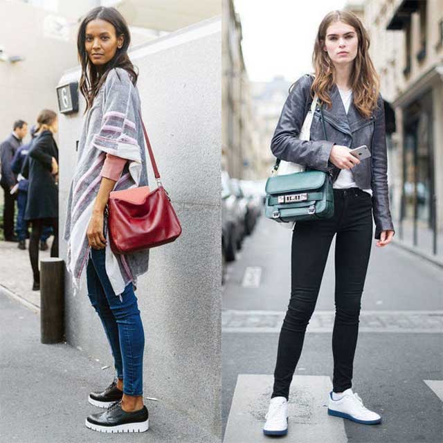 Как носить джинсы с ботинками