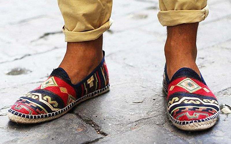 Эспадрильи мужские (фото)