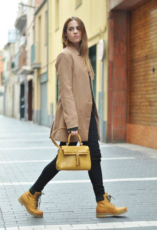 С чем носить грубые ботинки