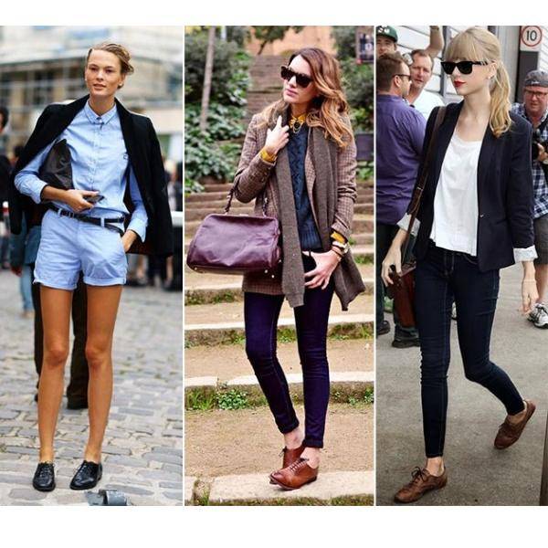 С чем носить женские броги