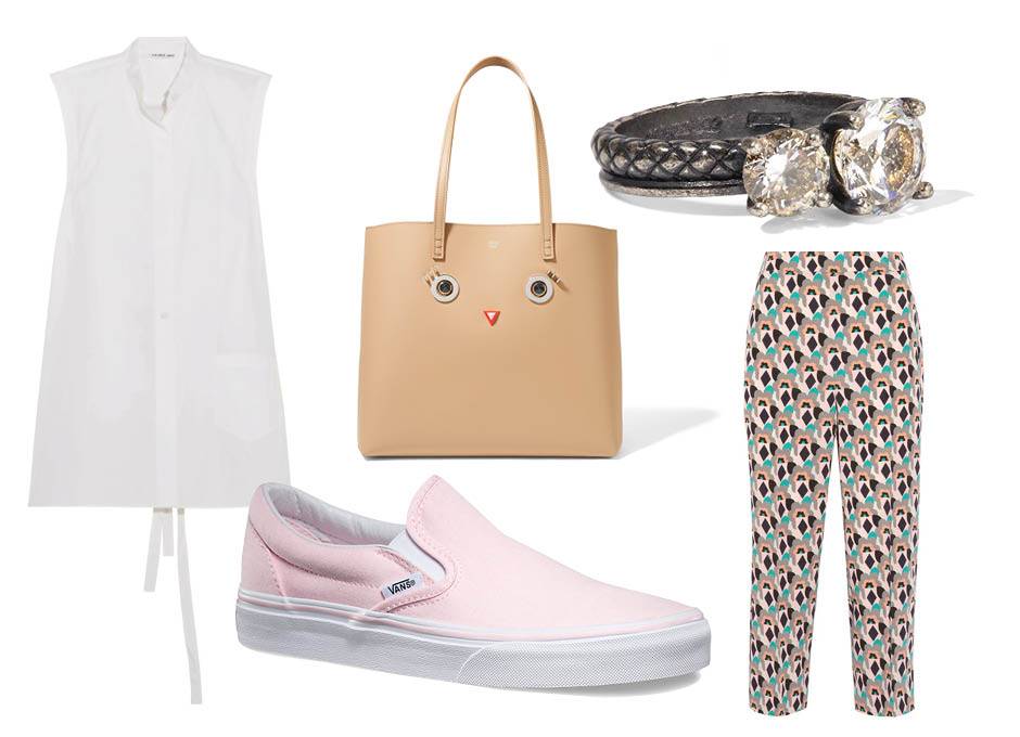 С чем носить розовые слипоны