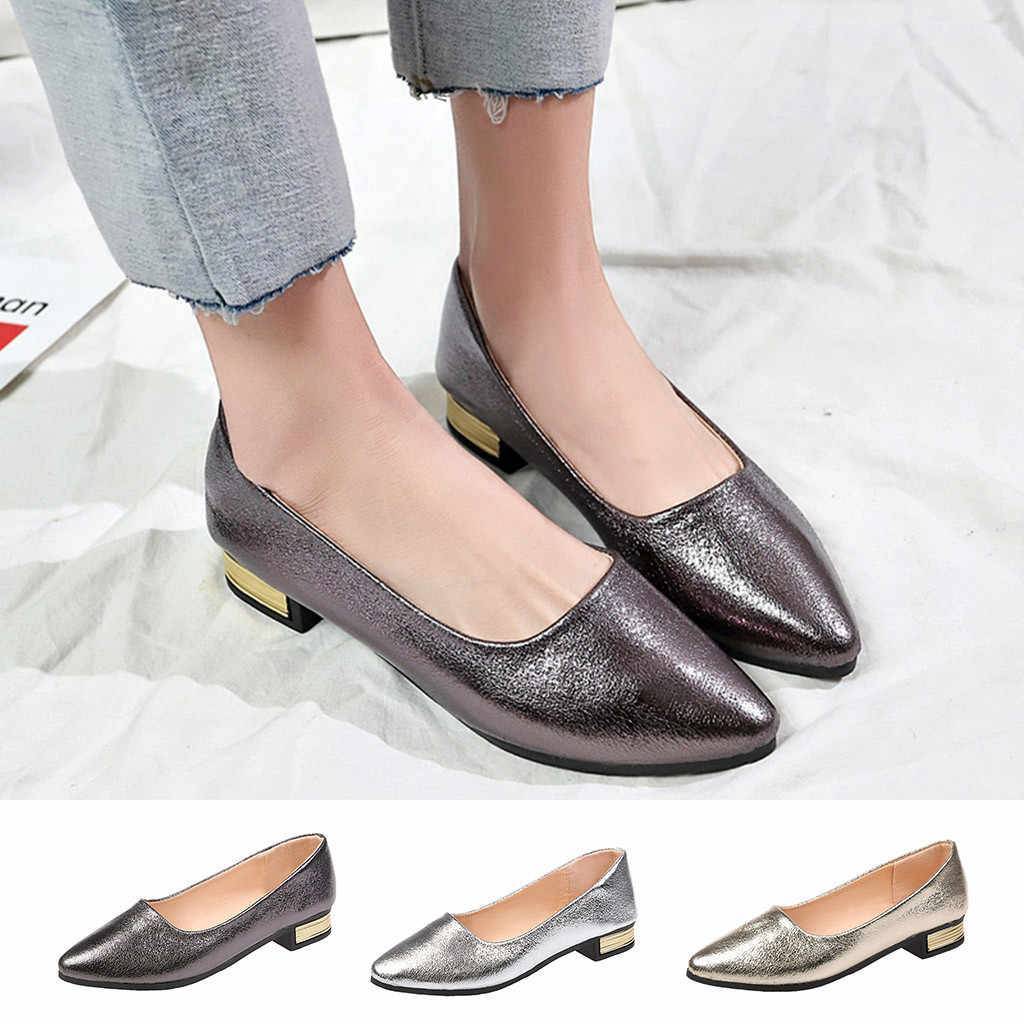 Женские туфли на низком каблуке 2019