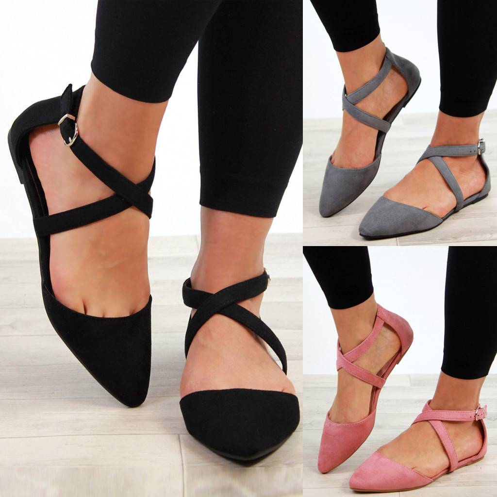 Туфли женские без каблука 2019