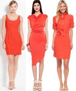 Туфли под коралловое платье