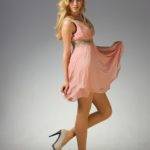 Какие туфли подойдут к персиковому платью