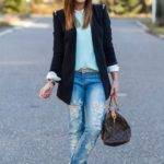 С чем носить бежевые туфли