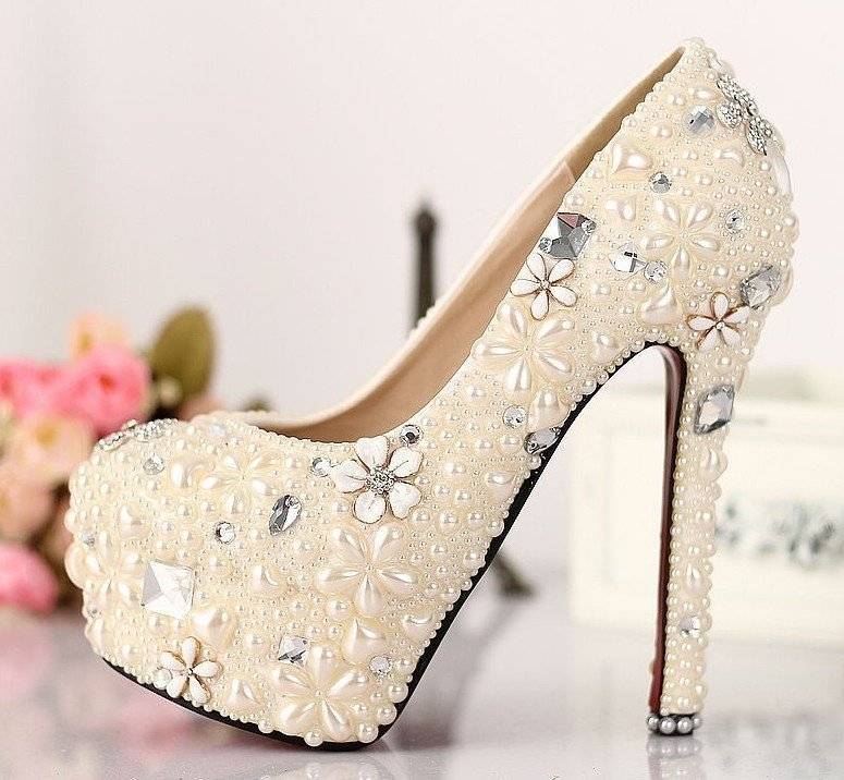 Самые красивые свадебные туфли