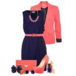 С чем носить коралловые туфли