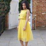 Какие туфли подойдут к жёлтому платью