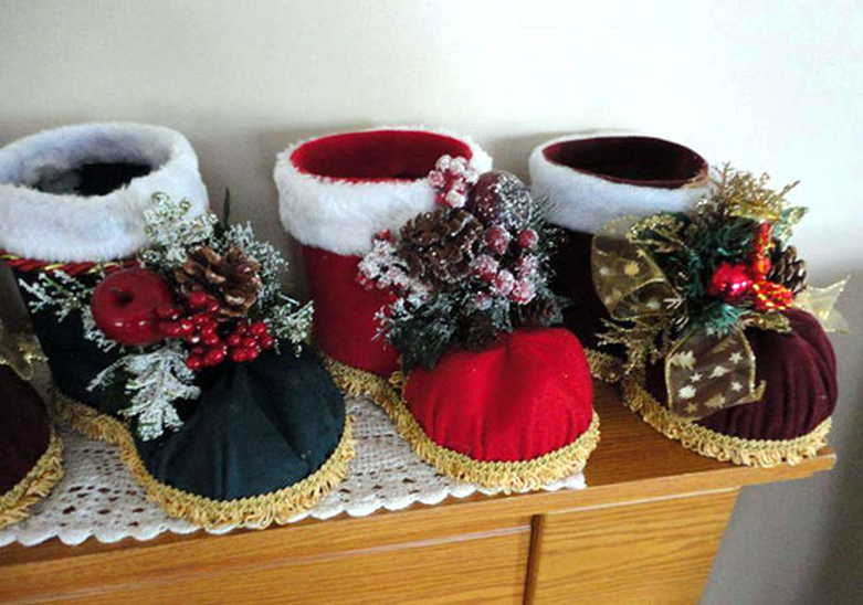 Новогодний сапог своими руками