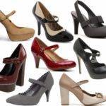 Виды женских туфель