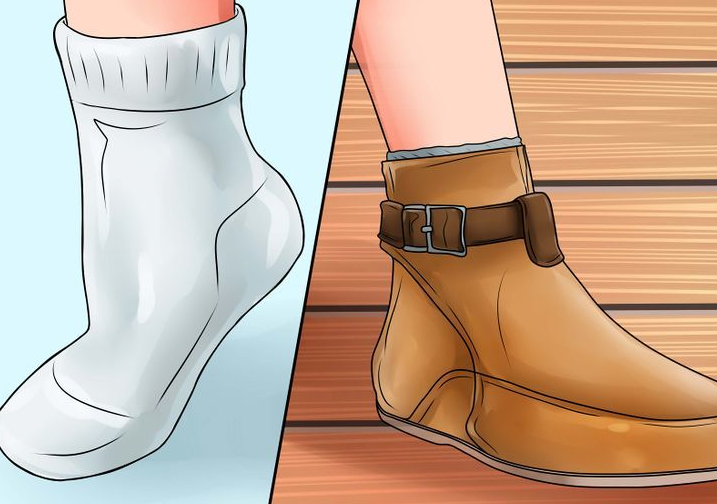 Как растянуть замшевые сапоги