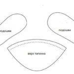 Тапочки из фетра своими руками: выкройки