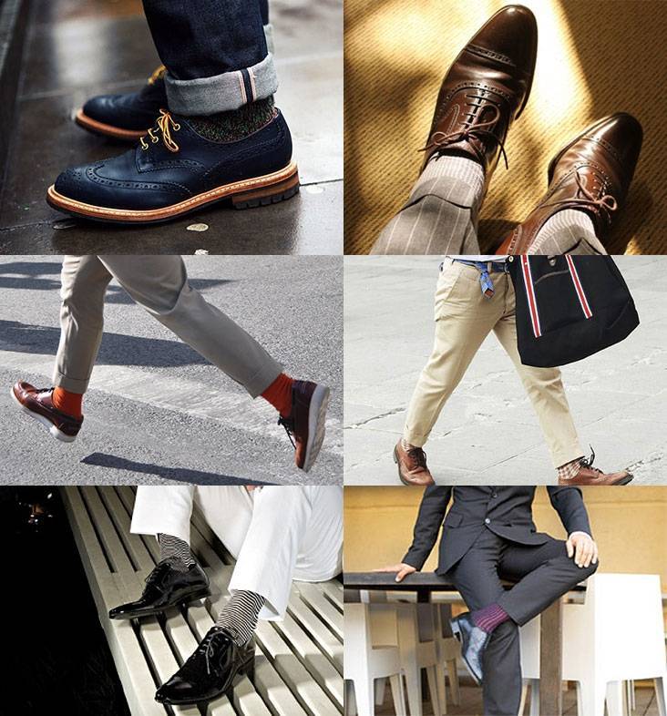 Как носить носки с ботинками