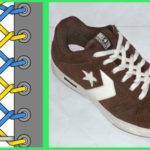 завязать ботинки без бантика