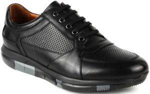 кожаные кроссовки