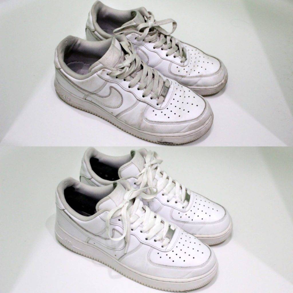 Как отбелить кроссовки белые в домашних условиях