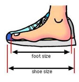 Как подобрать размер бутс