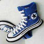 Кеды мужские крючком