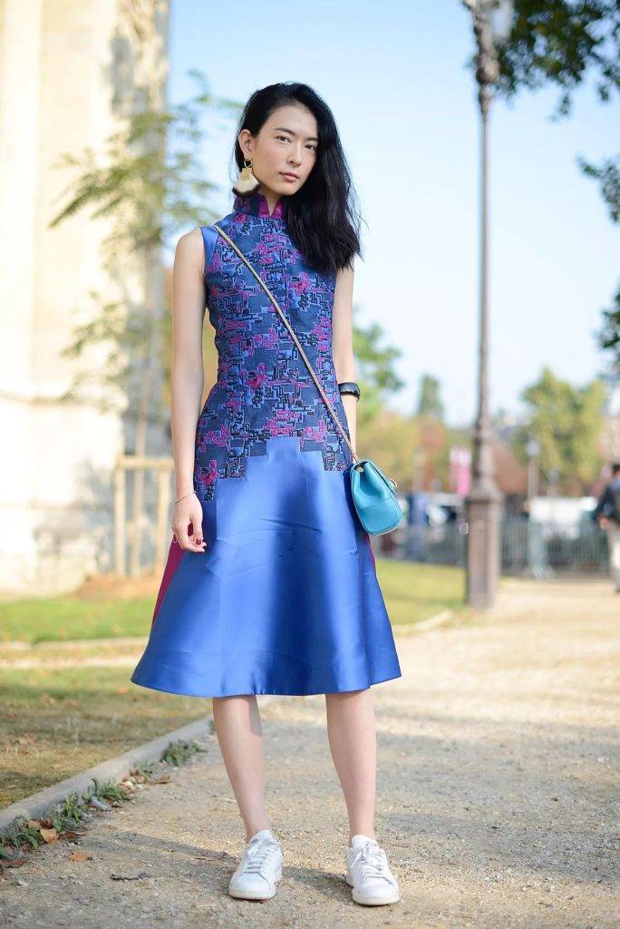 кроссовки с вечерними нарядами