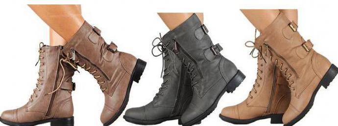 Виды женских ботинок