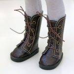 Выкройка сапог для куклы своими руками