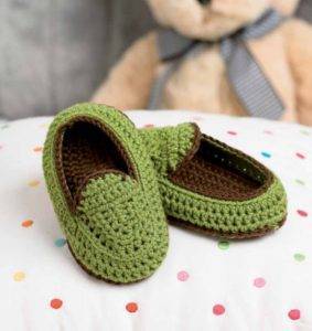 Детские тапочки крючком
