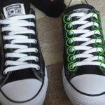 Шнуровка кроссовок с 7-ю дырками