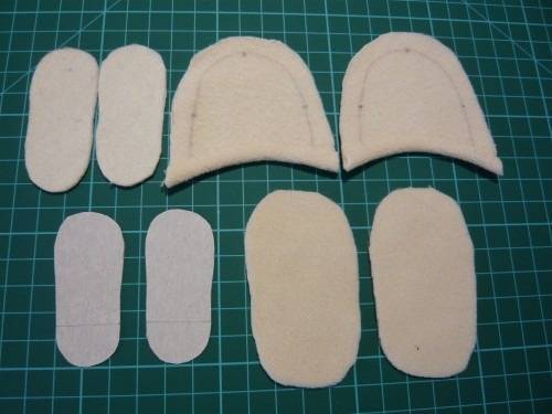 Как сделать тапочки для куклы