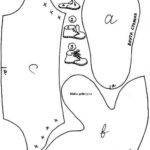 Выкройка ботинок для куклы