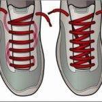 Шнуровка ботинок с 5-ю дырками